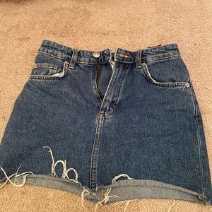 jean skirt